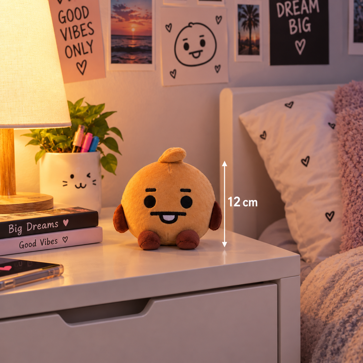 2026 Hot BTed 21Plush Toys Kawaii Mini Keychain Anime Pendant Ornament for Kids 12cm Bt Soft Stuffed Animals Doll Gift