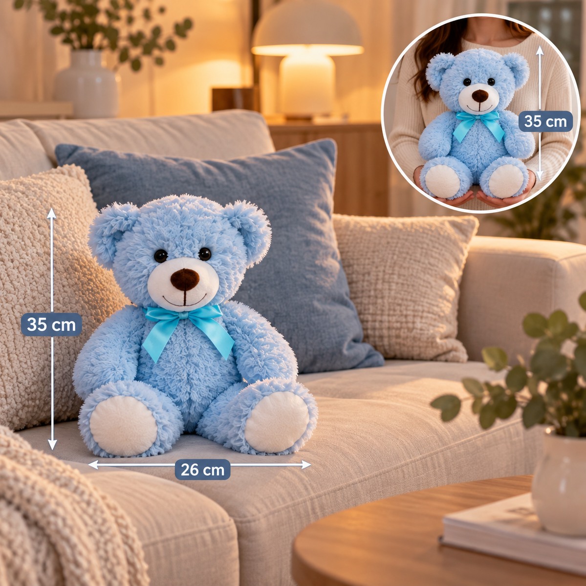 5pcs Bears Stuffed Animals Plush Toys Gift for Kid Girlfriend,13.5in Stuffed Bears for Christmas Valentine’s Day BirthdayGife