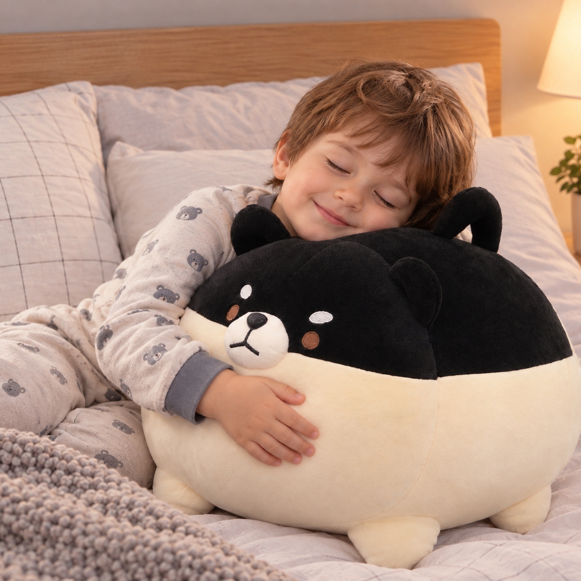Shiba Inu hundkudde – mjuk och squishy (40–50 cm)
