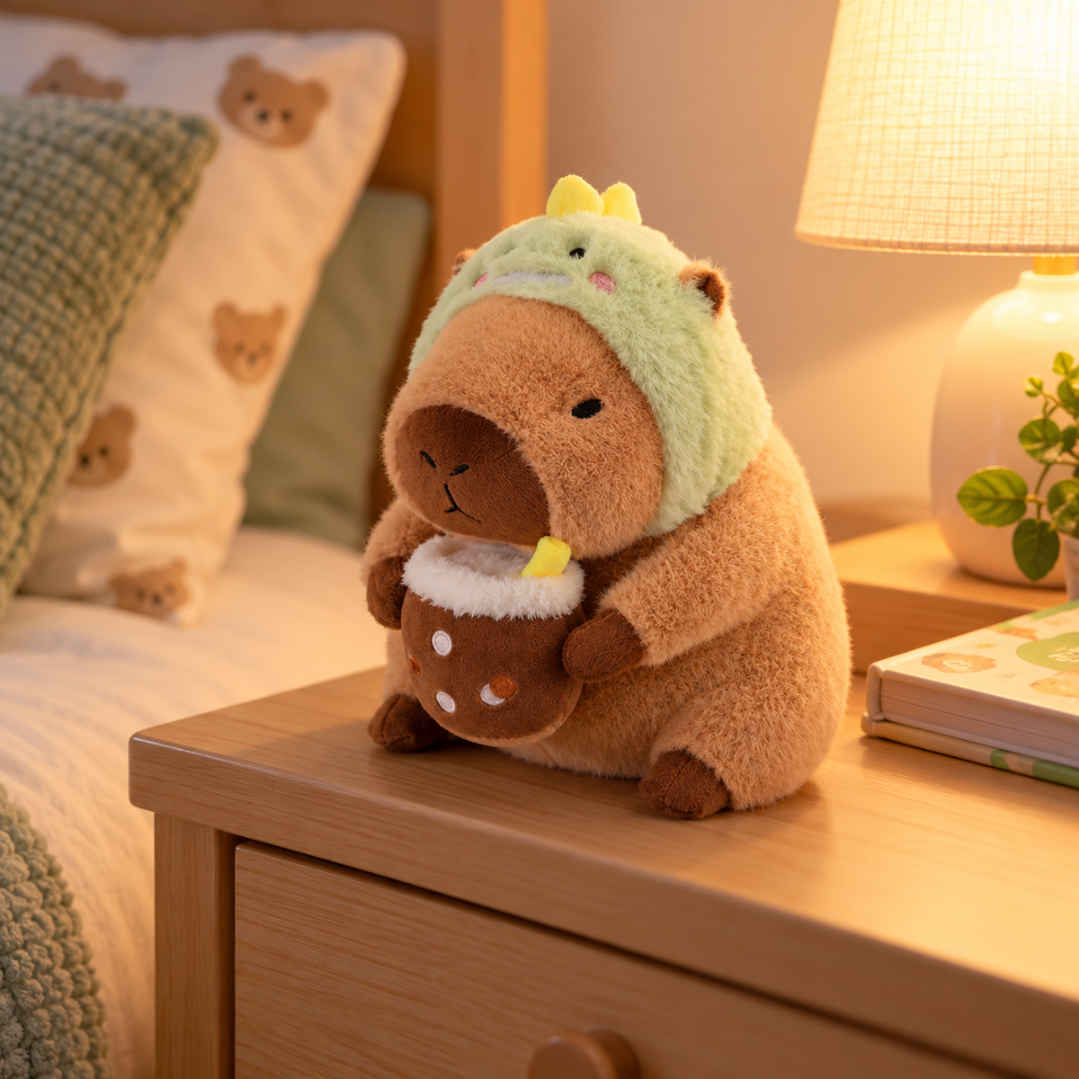 Capybara gosedjur – i fyra söta utföranden (ca 30 cm)