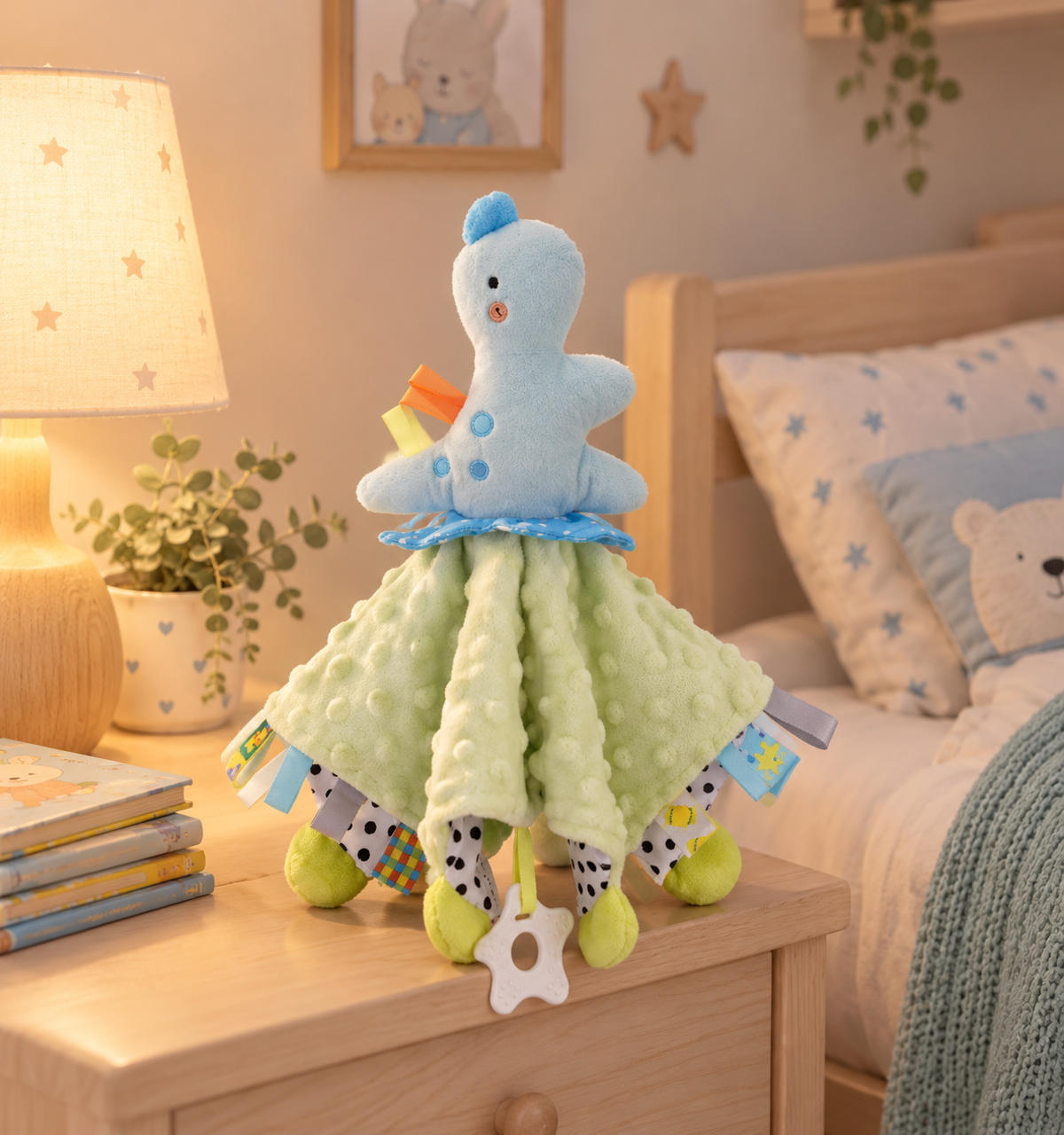 Mjuk snuttefilt för baby – 28 cm
