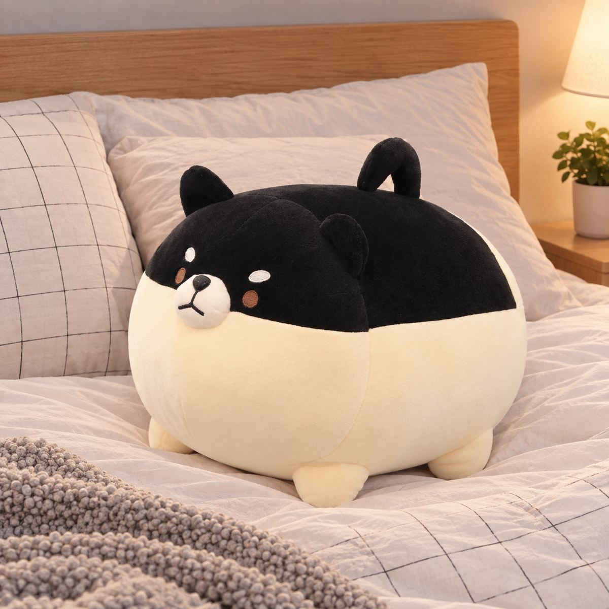 Shiba Inu hundkudde – mjuk och squishy (40–50 cm)