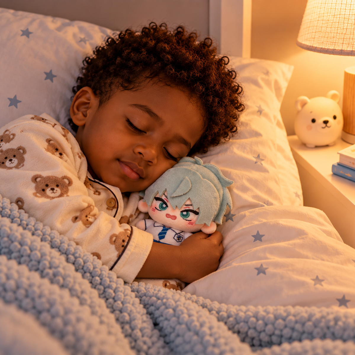 Mini gosedjur med sjöstjärnekropp – anime-figur (10 cm)