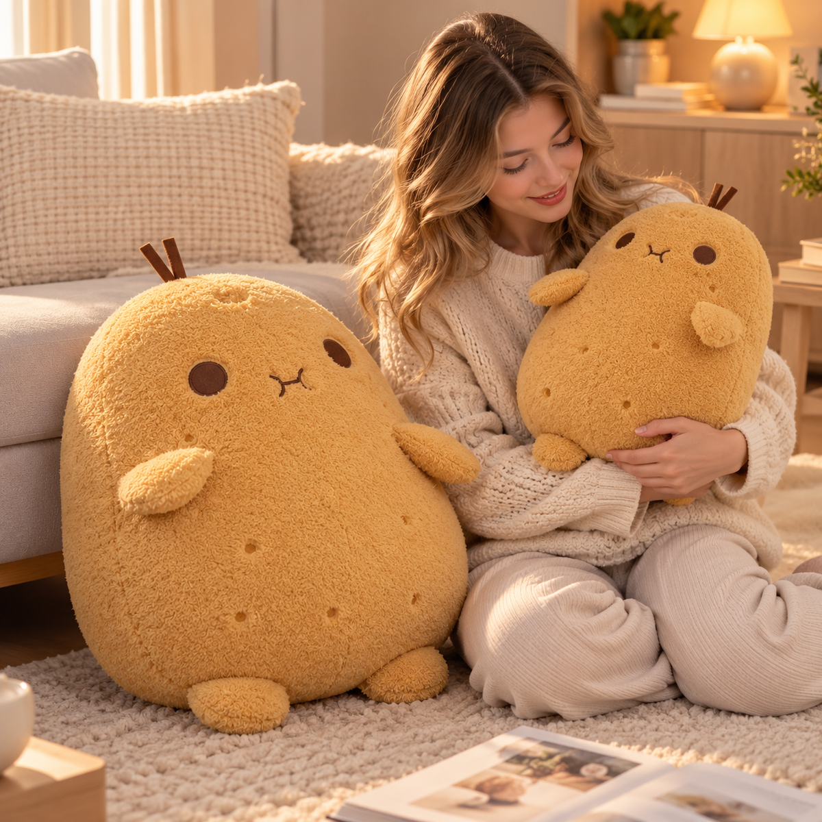 Potatis gosedjur – mjuk och kawaii (23–53 cm)