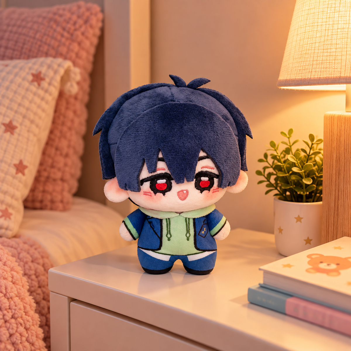 Mini gosedjur med sjöstjärnekropp – anime-figur (10 cm)