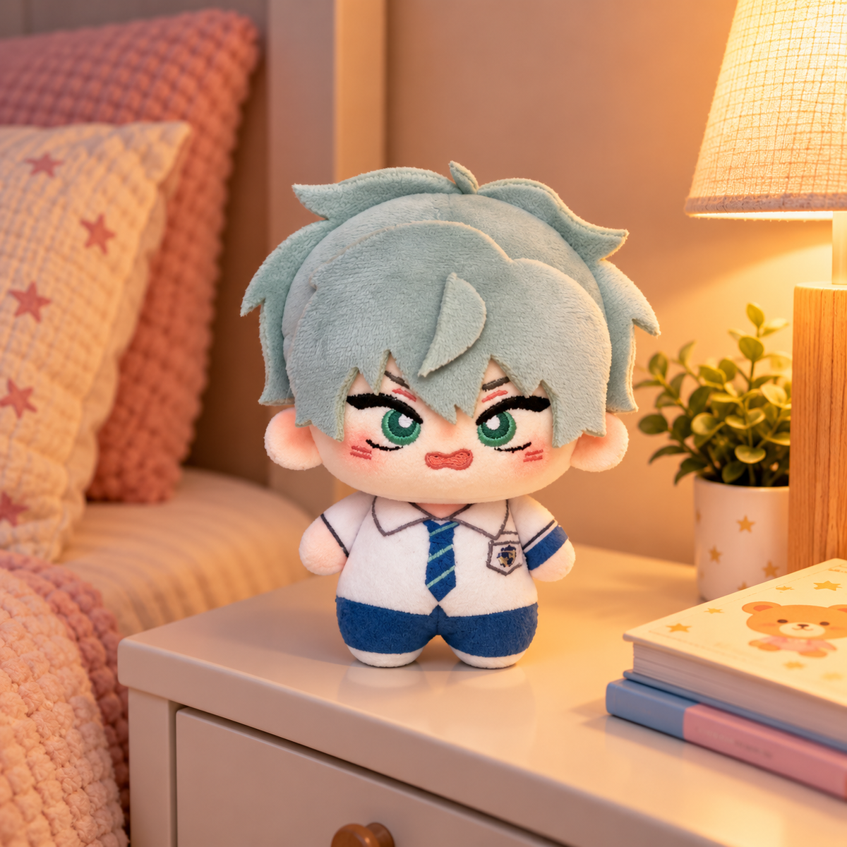 Mini gosedjur med sjöstjärnekropp – anime-figur (10 cm)