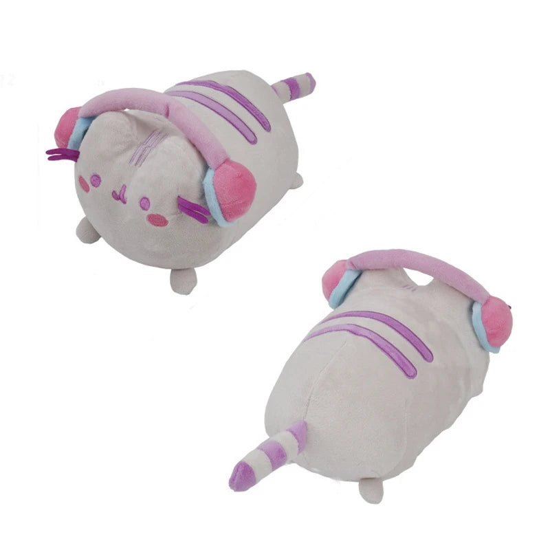 Pusheen gosedjur – grå katt med mat-tema