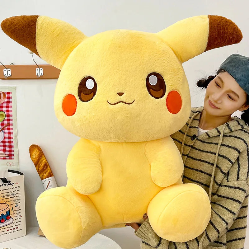 Pikachu gosedjur – stor Pokémon-kudde (40–80 cm)