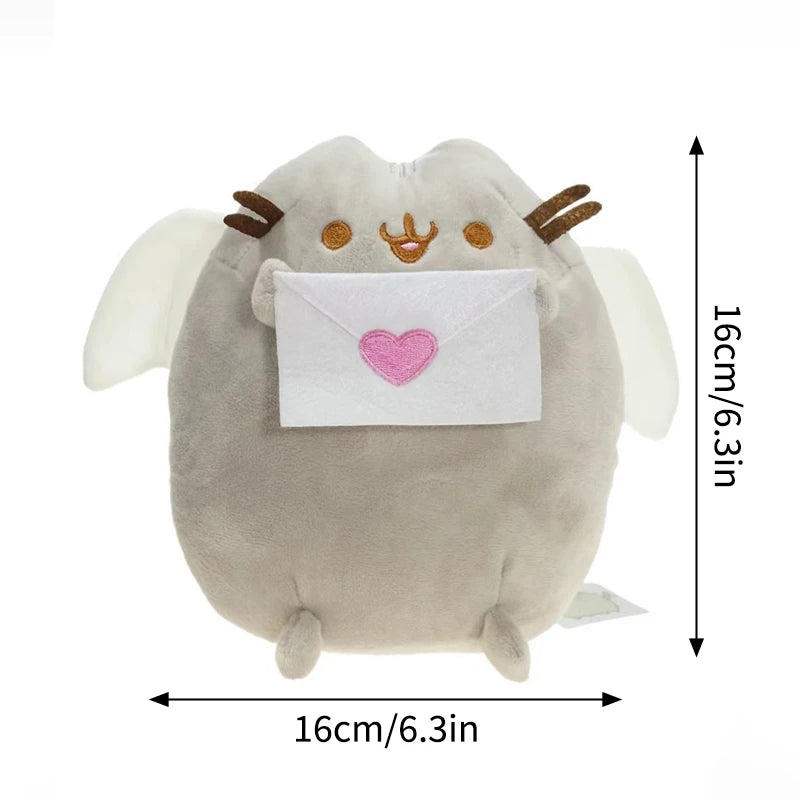Pusheen gosedjur – grå katt med mat-tema