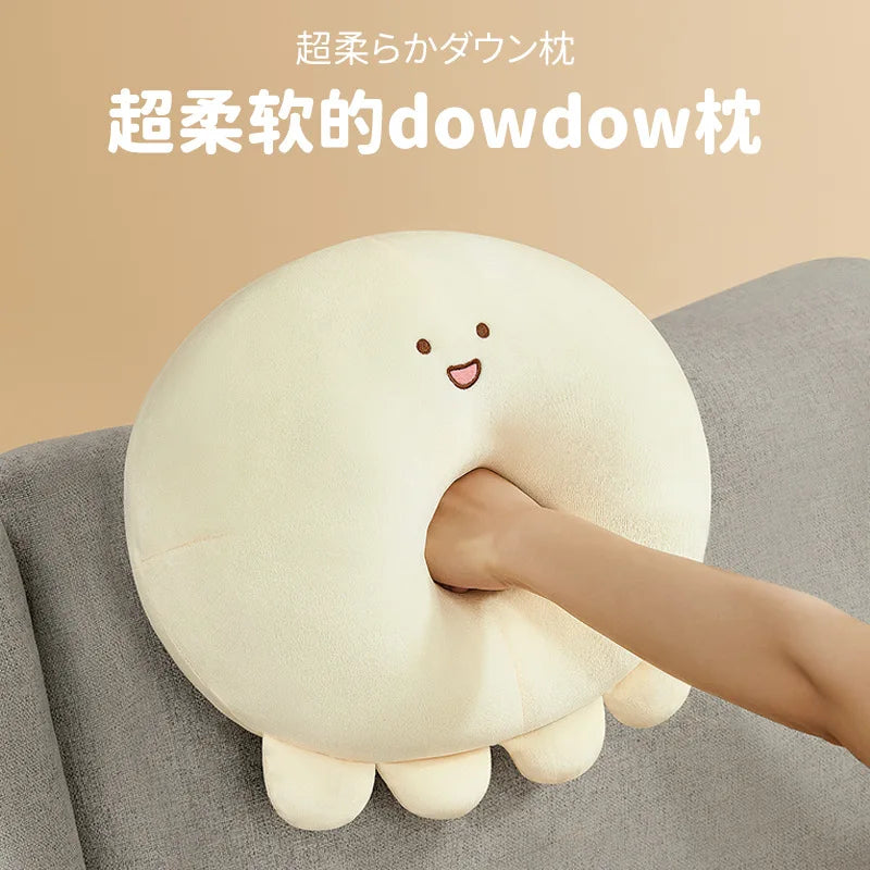 Bläckfisk gosedjur – mjuk kawaii-kudde (40 cm)