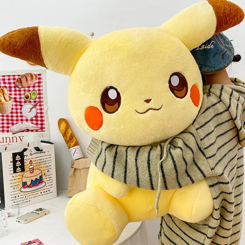 Pikachu gosedjur – stor Pokémon-kudde (40–80 cm)
