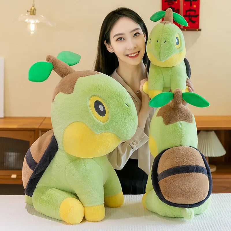 Turtwig gosedjur – stor Pokémon-kudde (35–80 cm)