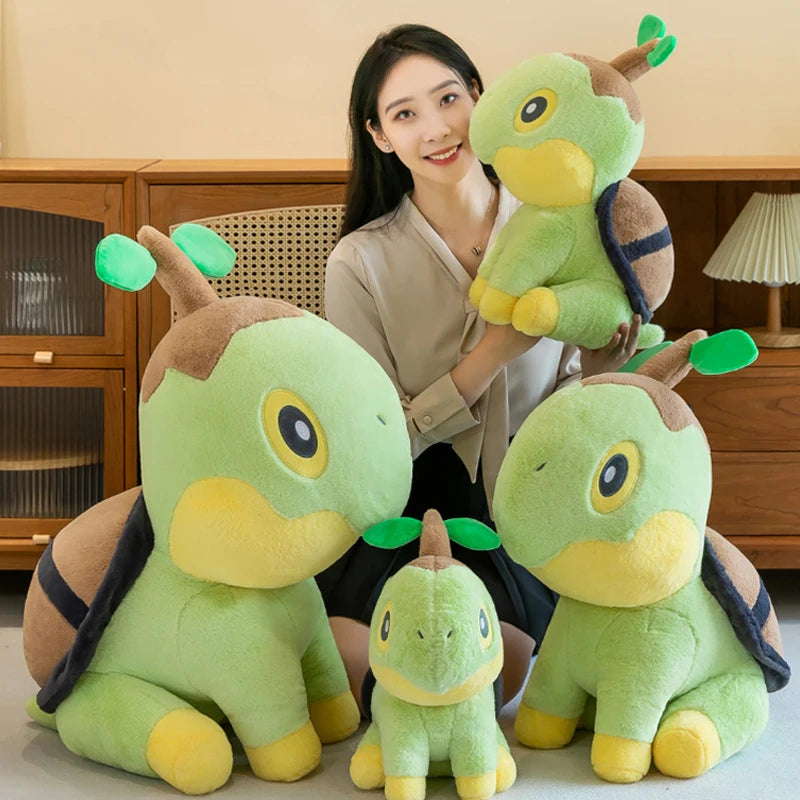 Turtwig gosedjur – stor Pokémon-kudde (35–80 cm)