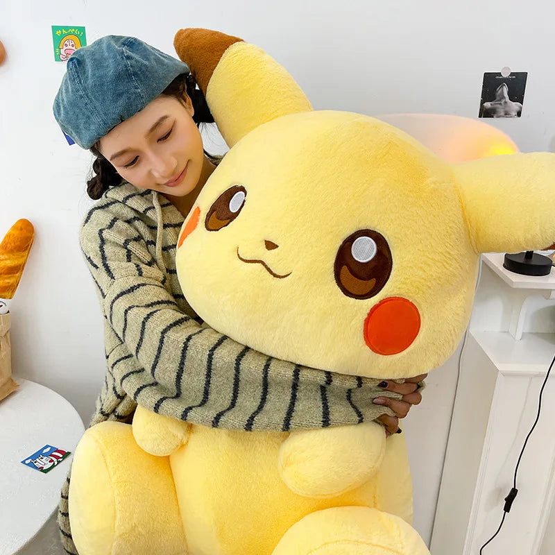 Pikachu gosedjur – stor Pokémon-kudde (40–80 cm)