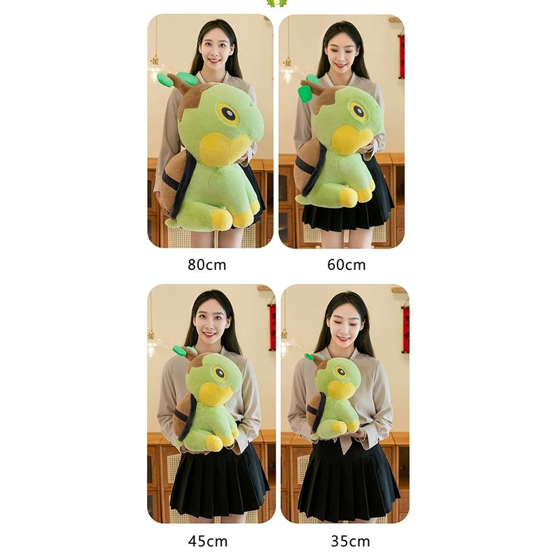 Turtwig gosedjur – stor Pokémon-kudde (35–80 cm)