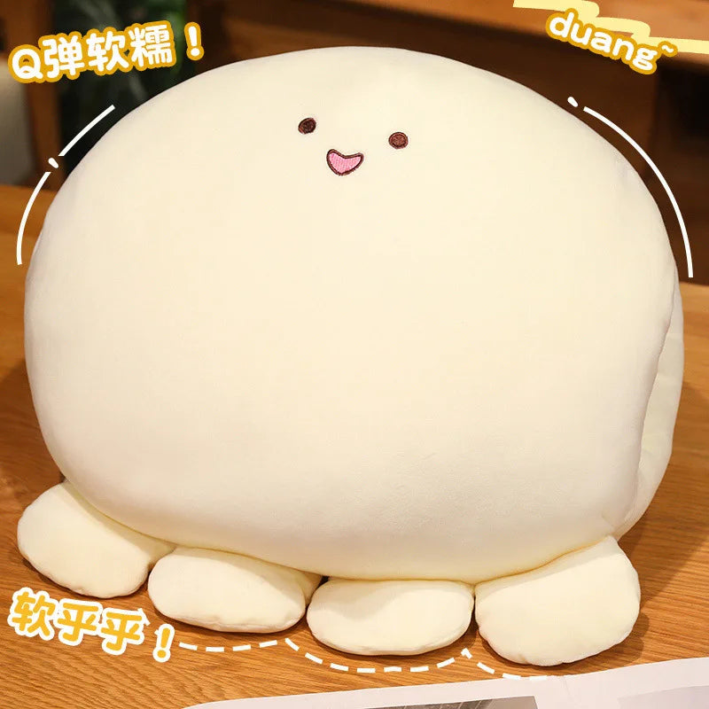 Bläckfisk gosedjur – mjuk kawaii-kudde (40 cm)