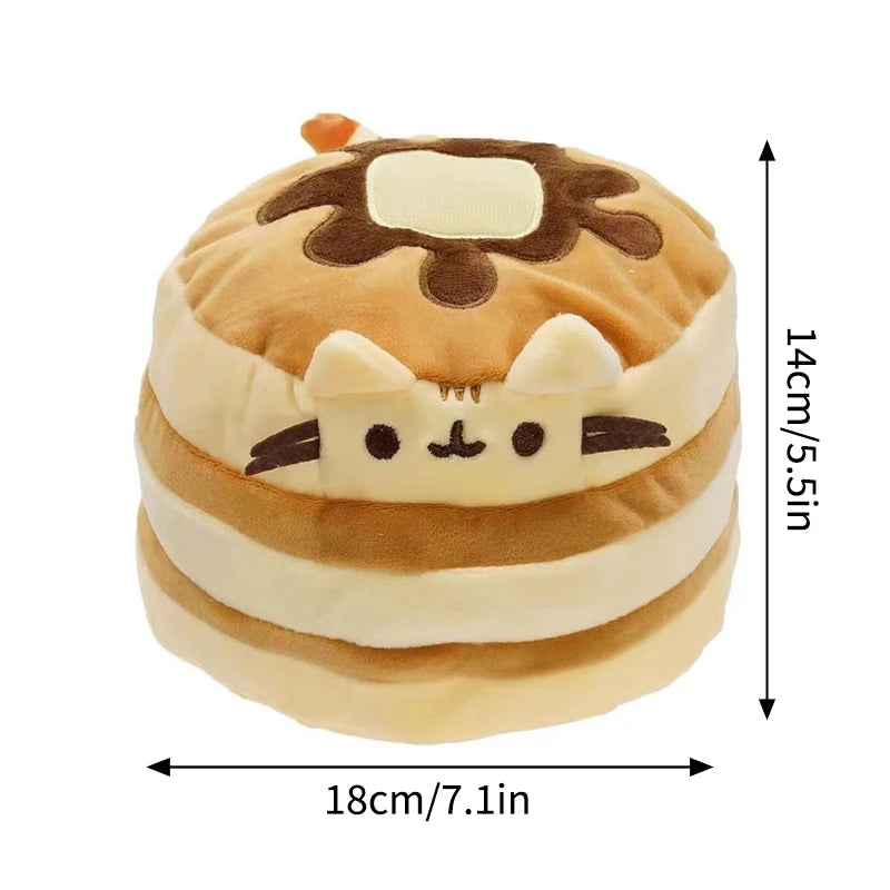 Pusheen gosedjur – grå katt med mat-tema