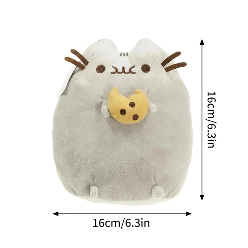 Pusheen gosedjur – grå katt med mat-tema
