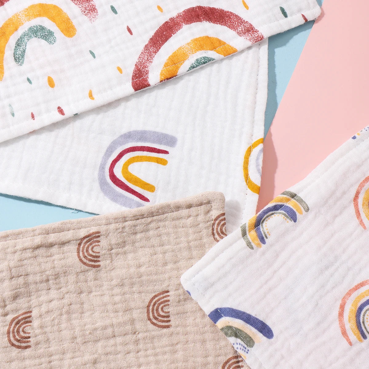 Snuttefilt i muslin med kaninöron – för baby (4 modeller)