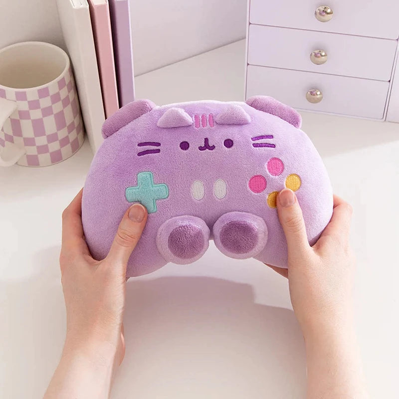 Pusheen gosedjur – grå katt med mat-tema