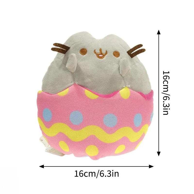 Pusheen gosedjur – grå katt med mat-tema